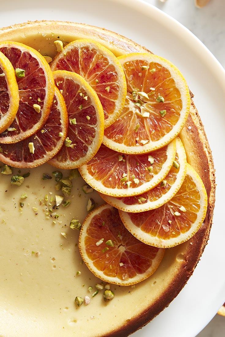 Pistachio Orange Cheesecake Recipe